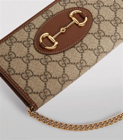 gucci horse bit wallet|gucci horsebit wallet on chain.